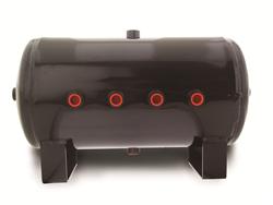 Air Ligt 5 Gallon Black Painted Air Tank Eight 1/2 in. Ports - Click Image to Close